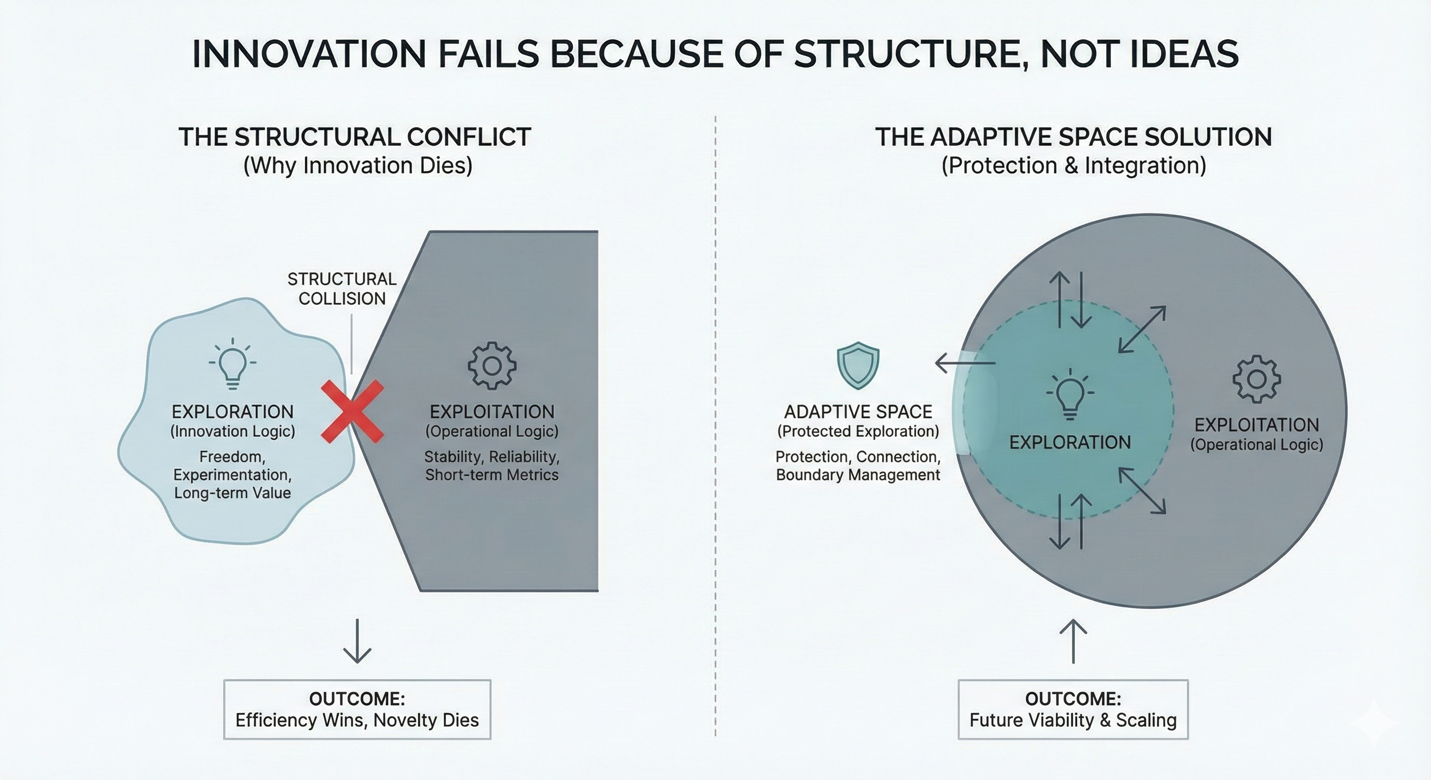 Innovation Fails Because of Structure, Not Ideas